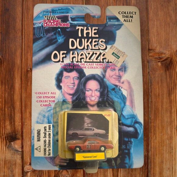 Racing Champions The Dukes Of Hazzard 1/144 Scale RARE Card #149 General Lee - Picture 1 of 3